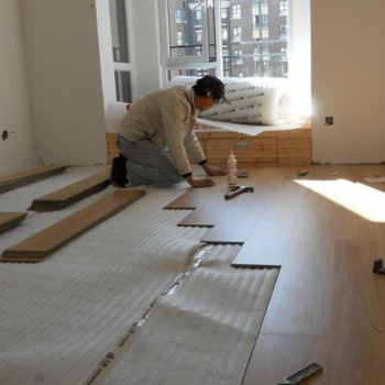 木地板铺贴安装教学培训