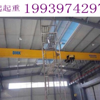 山东烟台电厂低净空行车生产厂家悬挂式起重机