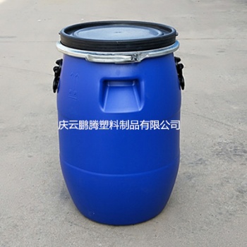 50升铁箍塑料桶50kg抱箍塑料桶厂家