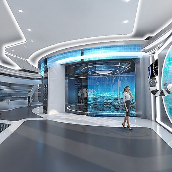 郑州科技展厅装修设计-科技展厅如何装修才更有科技感