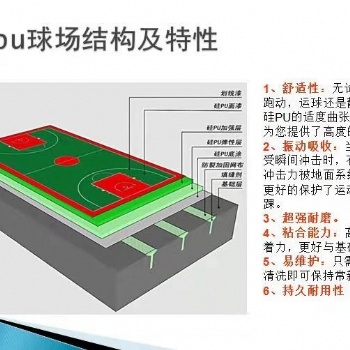 衡阳硅PU各种球场施工