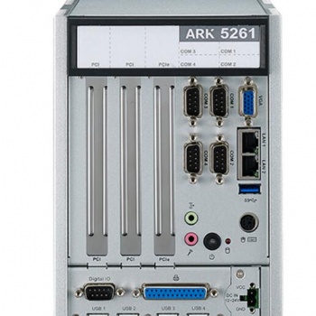 研华ARK-5261P-J0A1E8GSSD120G无风扇工控机30V宽压供电嵌入式