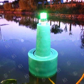 内河警示浮标0.7米塑料灯浮标