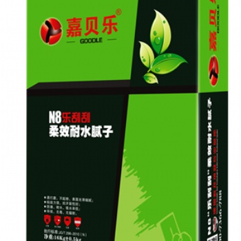 嘉贝乐N8“乐刮刮”柔效耐水腻子墙面抹灰批刮找平防潮抗开裂环保无毒