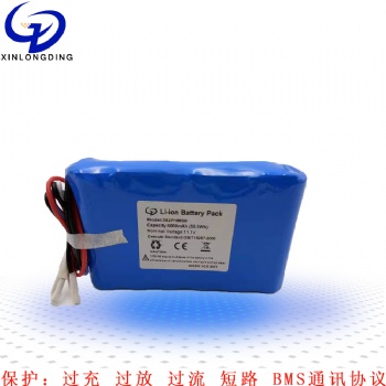 三串12V5000mAh18650锂电池 应急灯海航灯 后备电源组合锂电池组