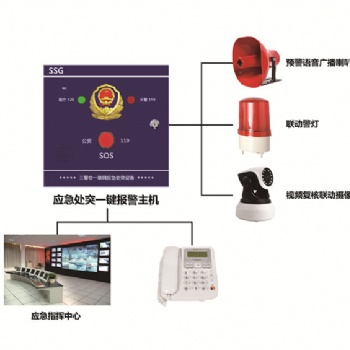 校园应急报警装置，一键式紧急报警器校园报警