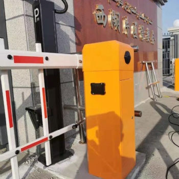 小区单通道道闸雷达地感安装免施工布线挖槽