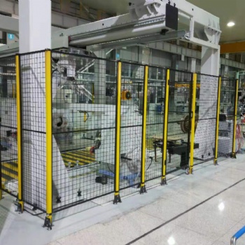 机器人防护网定制 机械设备围栏厂家 工业安全防护网厂家