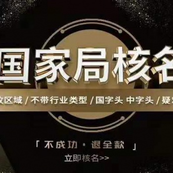 **疑难核名注册流程