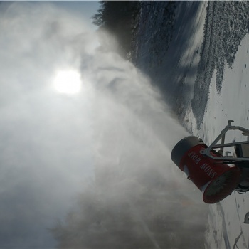 户外零度恒温造雪机 人工造雪机厂家自由调节出雪量