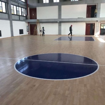 成都篮球馆运动木地板生产厂家，胜枫