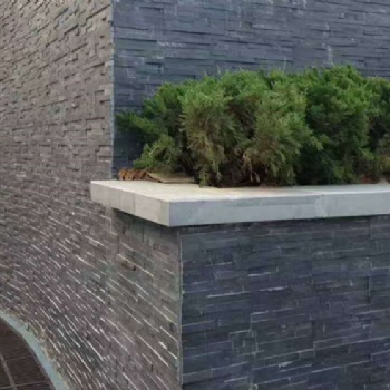 供应江西九江天弘天然青石板背景墙绿色板岩庭院组合板仿古砖文化石瓷砖