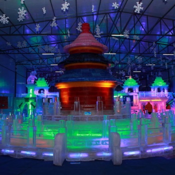 专业冰雕展制作厂家 冰雕造型雕刻冰雪世界