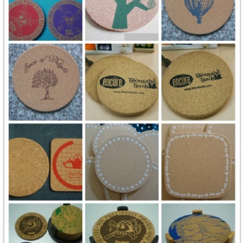 厂家专业定制各种软木餐垫，可背胶，可印图案