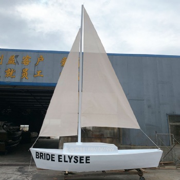 江南木船定制户外景观帆船欧式尖头木船