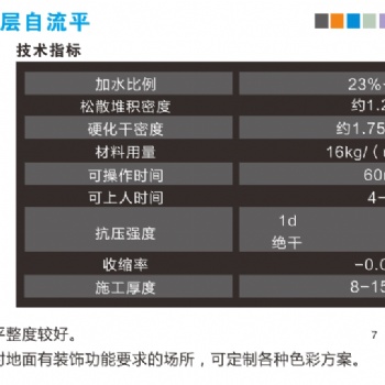 强耐石膏基装饰面层自流平