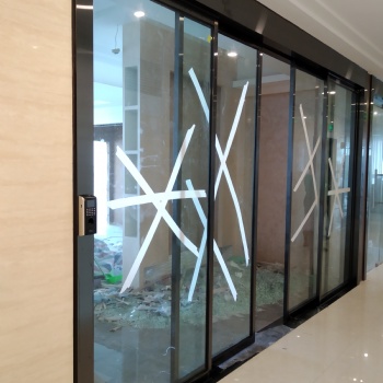 重庆市自动门感应门玻璃平移电动门整套安装