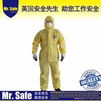 C6耐酸碱防护服C级防化服化学耐油防护服连体服