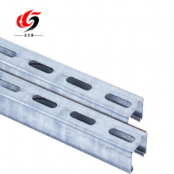 C型槽钢 热镀锌 带齿碳钢Q235 抗震管廊支架厂家