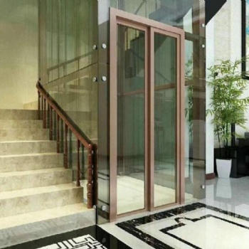 三层别墅电梯风格选中，安装家用电梯选择