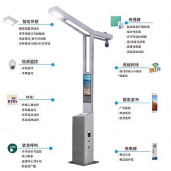 智慧路灯，多功能路灯，充电桩灯杆，led路灯