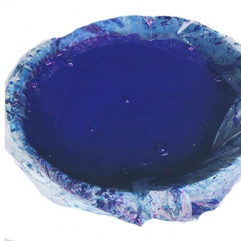 环保水性色浆用于文教用品如水彩颜普通蜡笔丙稀颜料塑料蜡笔蓝色