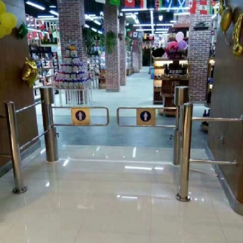 圆柱超市自动感应门生产厂家商场入口自动感应门