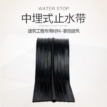P型U型橡胶止水带 中埋式外贴式背贴式遇水膨胀止水带