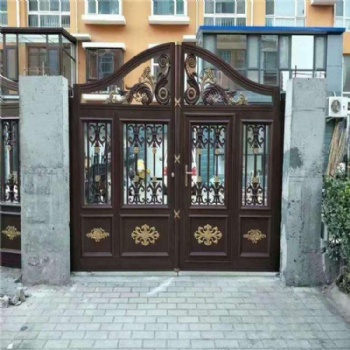 北京海淀区别墅庭院大门楼梯扶手装修效果图