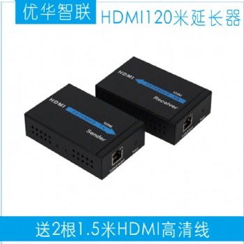 HDMI 120米网线延长器，高清视频延长器