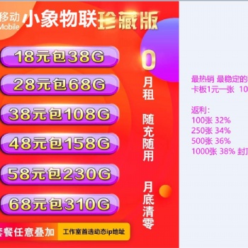 小象通讯物联招商代理返利高达48％