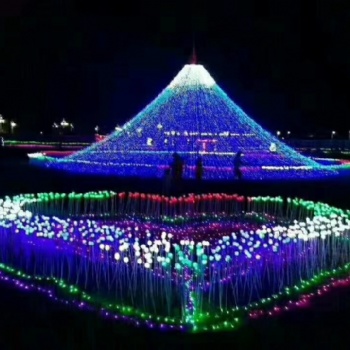 梦幻灯光节道具出租现货生产灯光节造型