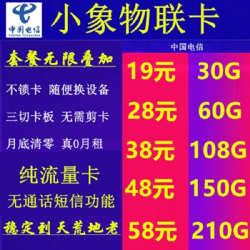 小象物联卡】蚂蚁卡，卡1元返利48％，目前全国**返利的小象卡