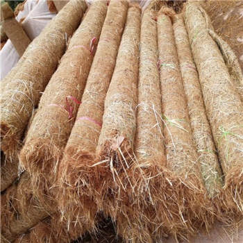 供应秸秆稻草混合草毯 椰壳纤维植草被 环保型 降解快 矿山整治用毯