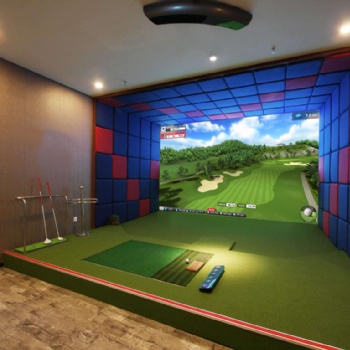 2020高速摄像高尔夫模拟器室内**版系统高清球场免费升级方案