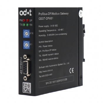 ODOT-DPM01厂家三年质保Modbus-RTU到Profibus-DP工业网关