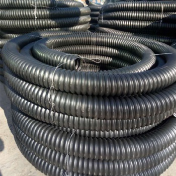 厂家黑色波纹状125碳素管 碳素波纹管 地埋电缆护套管