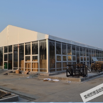 铝合金透明篷房 玻璃篷房 展销会大棚 玻璃帐篷