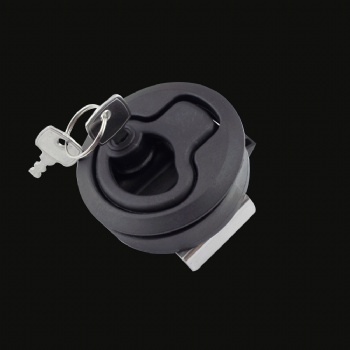 RICHWITS ABS材料 带钥匙塑料圆锁 船用拉手环圆 2“