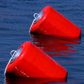 镇江市水上拦污浮体 工程浮漂 环保材质两半式浮筒