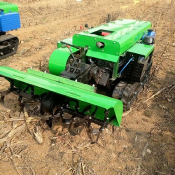 小型农用履带旋耕机厂家直批 新款果园开沟施肥机 自走式小型田园管理机