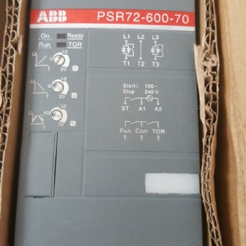 ABB软启动器PSR72-600-70全新原装正品功率37KW现货供应