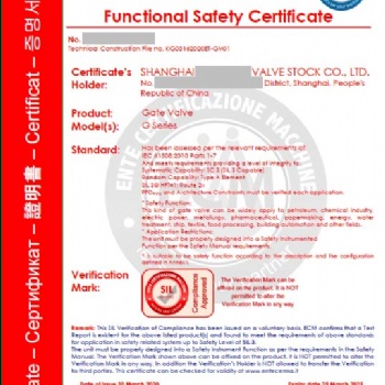 SIL安全完整性等级认证