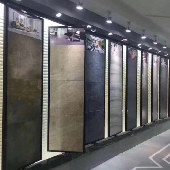 瓷砖店样板展架展厅多功能立式推拉展示架