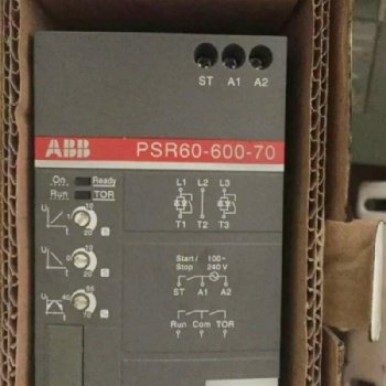ABB软启动器PSR60-600-70紧凑设计节省空间正品现货库存