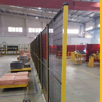 机器人安全防护围栏定制 机器人护栏厂家 厂区车间隔离网