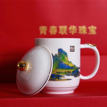 文化旅游博物馆创意礼品茶杯定制，旅游纪念品茶杯订制厂家