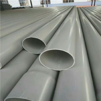 厂家供应PVC实壁管110*3.2灰色弱电穿线管 PVC线管
