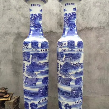 西安陶瓷花瓶销售 落地大花瓶 青花瓷花瓶厂家 开业花瓶
