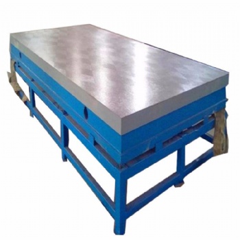 铸铁平台积压件处理 2.2x5米铸铁焊接平板现货可开槽 **标准检测平板特惠